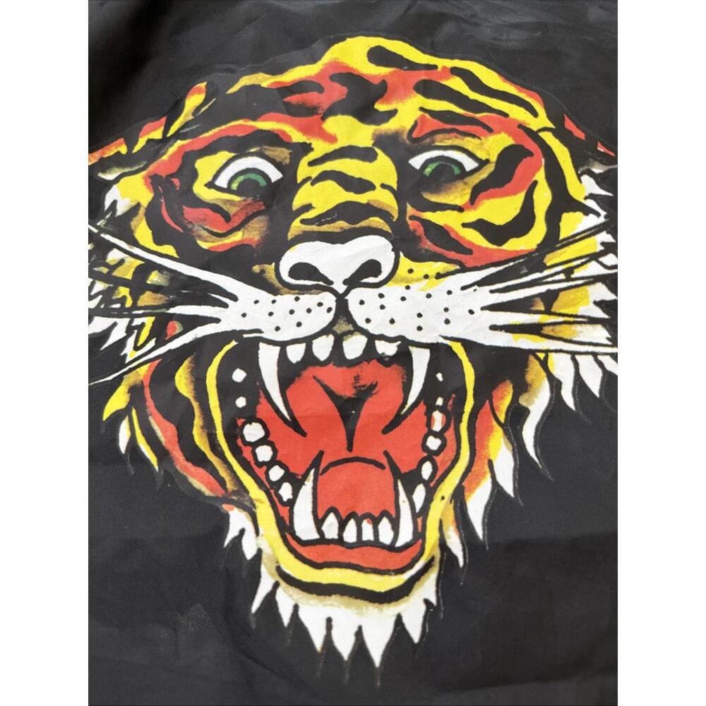 Ed Hardy Drew Designer Backpack Cinch Gym Bag Tiger Cat School - Picture 2 of 11